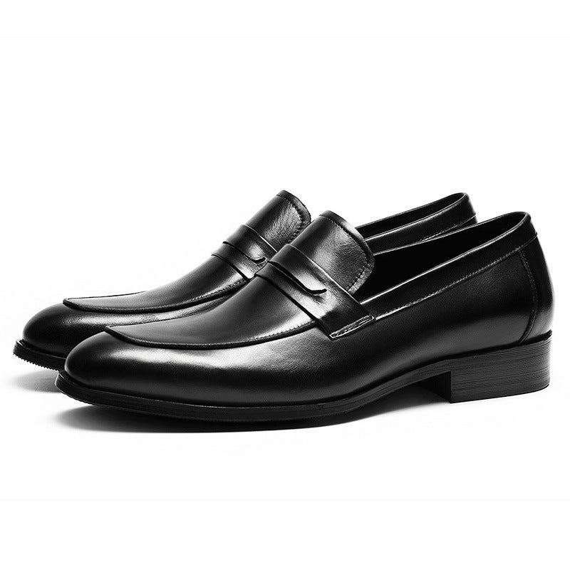 Chaussures de ville en cuir pour hommes, style nouveau