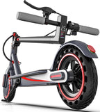 Trottinette électrique pliable pour adultes, autonomie de 30 à 20 km, vitesse de 30 à 25 km/h, pneus alvéolés de 21,6 cm, double système de freinage, idéale pour les trajets domicile-travail.