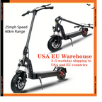 Scooter avec double amortisseurs