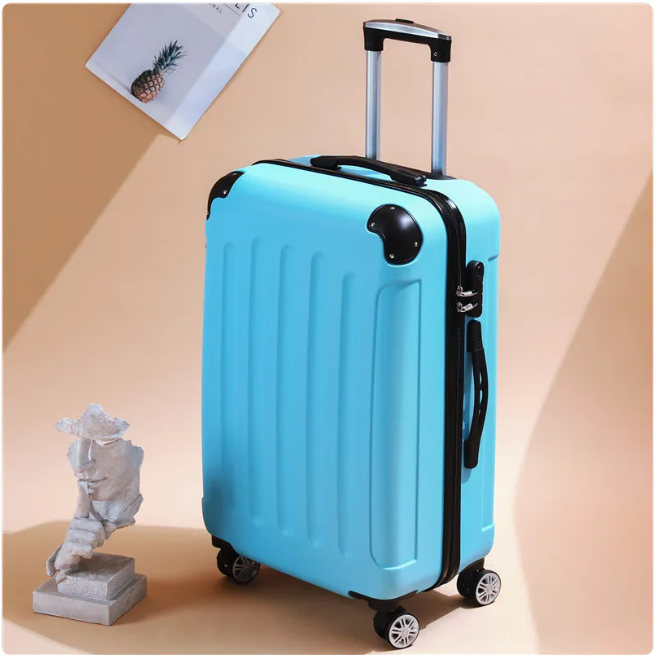 Valise trolley en cuir