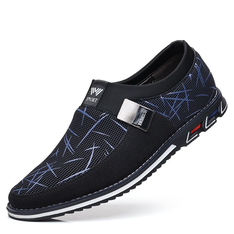 Chaussures basses décontractées pour hommes - Grande taille pour un confort optimal