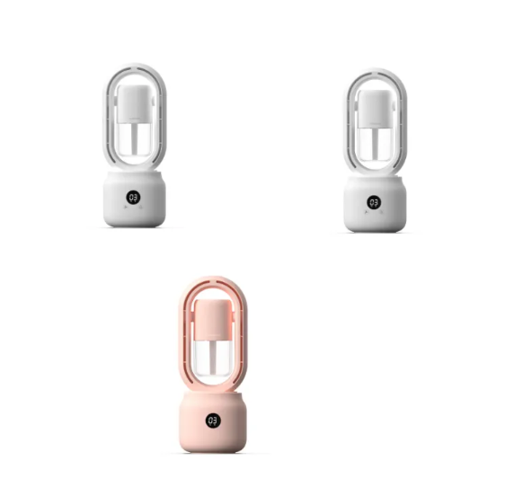 Ventilateur électrique sans pales avec brumisateur et humidificateur d'air USB (rechargeable, de table)