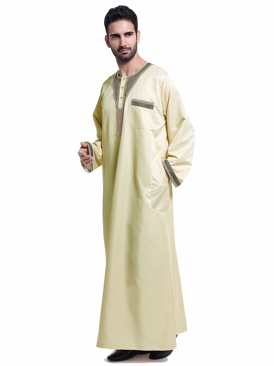 Robe musulmane arabe du Moyen-Orient pour homme