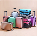 Valise trolley en cuir