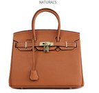 Sac Platinum en cuir de vachette pleine fleur pour femme