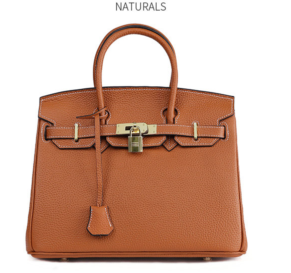 Sac Platinum en cuir de vachette pleine fleur pour femme