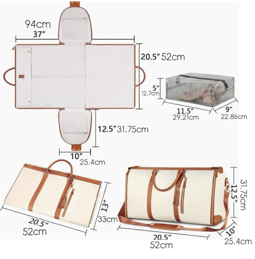 Sac bandoulière de voyage étanche grand format