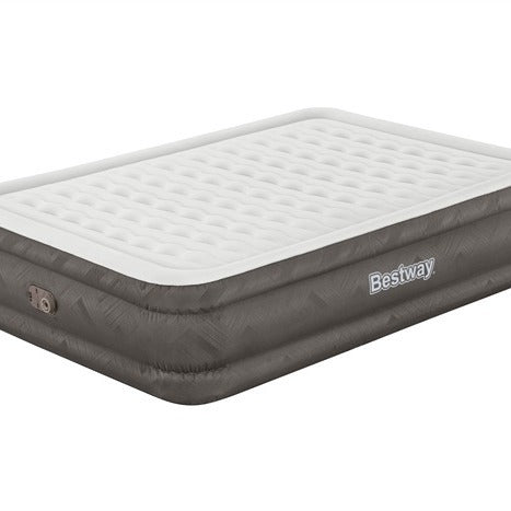 Matelas gonflable double couche avec pompe intégrée