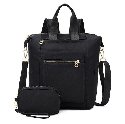 Sac à dos pour femme, grande capacité, léger et imperméable, en nylon.