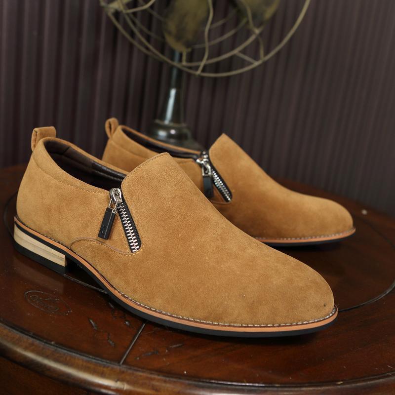 Bottines en daim style britannique pour hommes