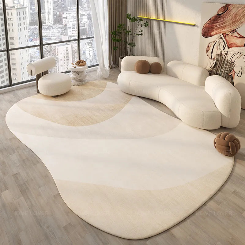 Tapis de forme irrégulière