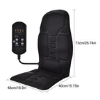 Matelas de massage portable à coussin vibrant et chauffant