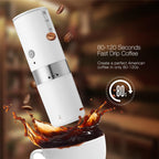Machine à café portable Mini 200 ml, style sablier, américaine