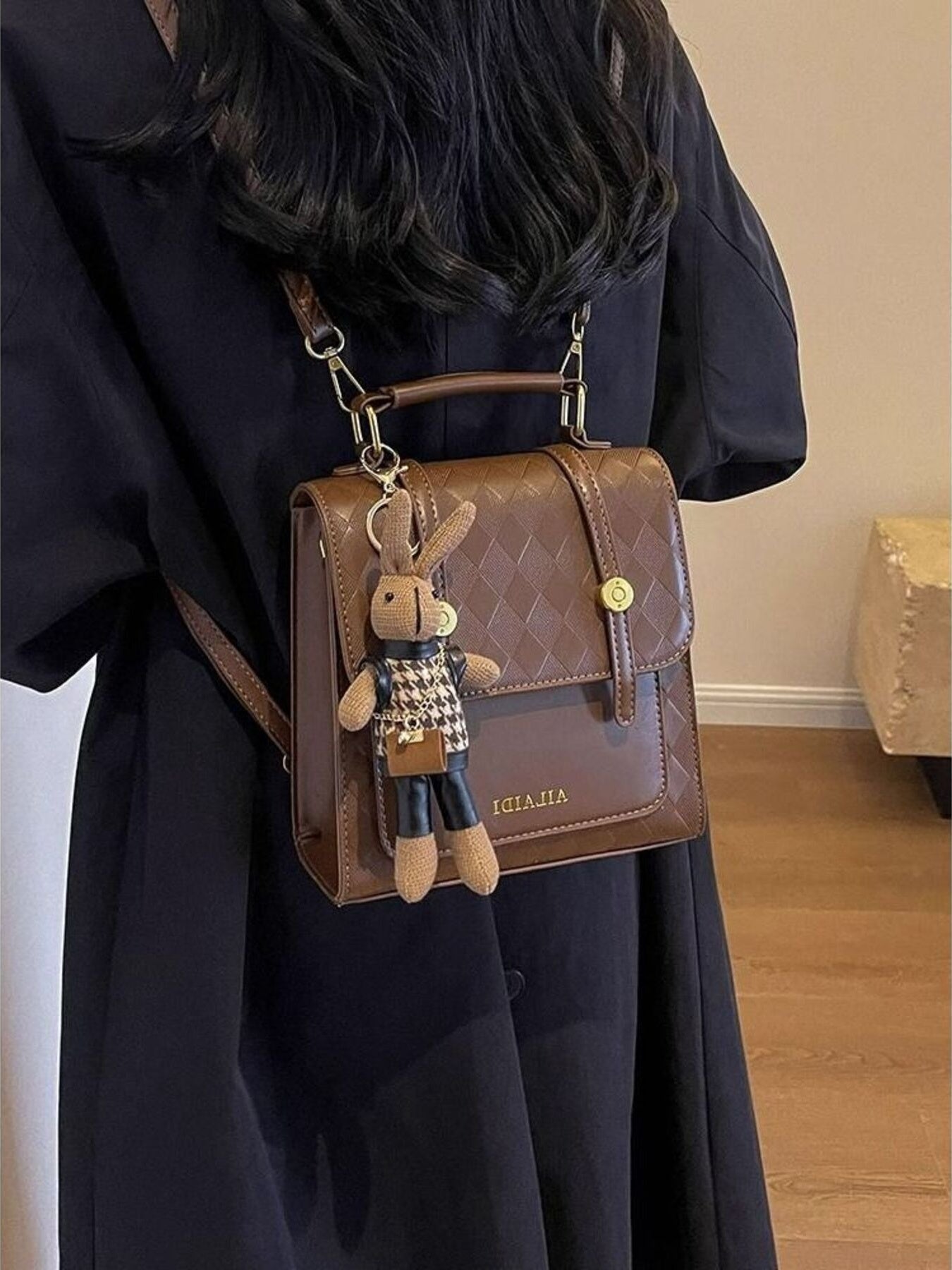 Sac à dos matelassé élégant