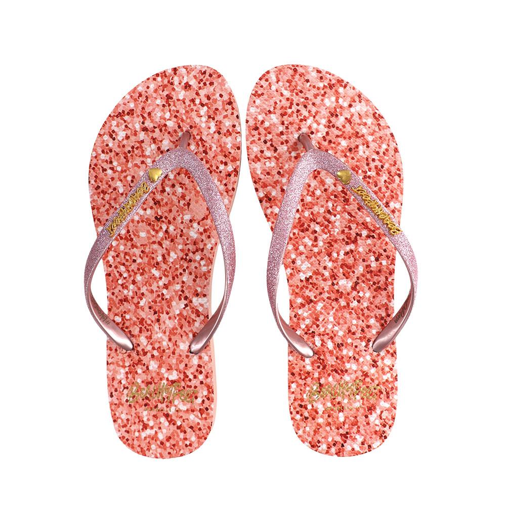 BeachyFeet® - Rose scintillante